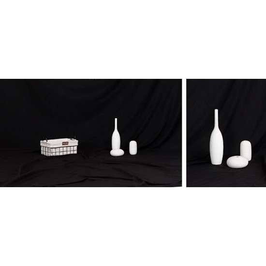 Soft Muslin Background Cloth 3m x 4m Jet