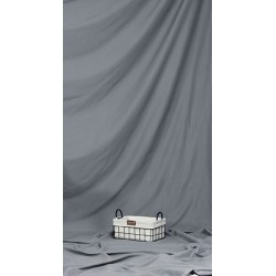 Soft Muslin Background Cloth 3m x 4m Simple Ash