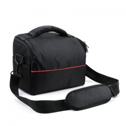 Black/Red Camera Shoulder Bag (Unbranded)