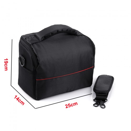 Black/Red Camera Shoulder Bag (Unbranded)