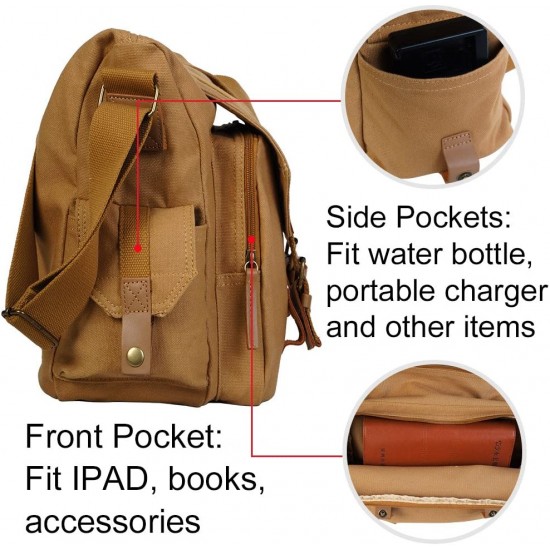Caden F1 Camera Sling Bag - Coffee