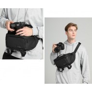 Cwatcun D105 Waist/Shoulder Camera Bag (Large, Waterproof)