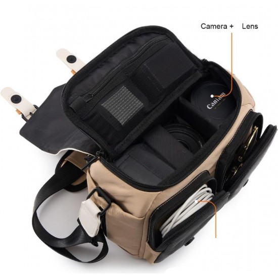 Cwatcun D99 Medium Shoulder/Crossbody Camera Bag