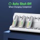 EBL 8 Bay Smart Charger for AA/AAA NI-MH and NI-CD Rechargeable Batteries with AC Plug