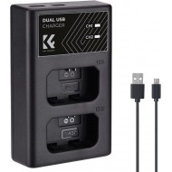 K&F Concept Sony NP-FW50 Dual Slot Quick Battery Charger, Micro USB and Type-C Charger K&F Concept Sony NP-FW50 Dual Slot Quick Battery Charger, Micro USB and Type-C Charger