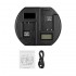 USB Fast Dual Charger for Canon LP-E10 batteries 
