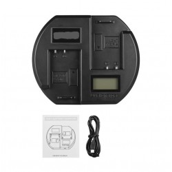 USB Fast Dual Charger for Canon LP-E17 batteries USB Fast Dual Charger for Canon LP-E17 batteries