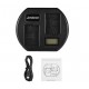 USB Fast Dual Charger for Sony NP-FW50 batteries USB Fast Dual Charger for Sony NP-FW50 batteries