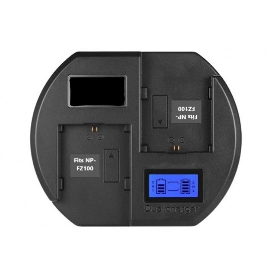 USB Fast Dual Charger for Sony FZ100 batteries