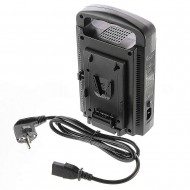 V-Mount/V Lock BP 2CH Dual Quick Battery AC Charger with DC 16.8V Power Supply Output  V-Mount/V Lock BP 2CH Dual Quick Battery AC Charger with DC 16.8V Power Supply Output