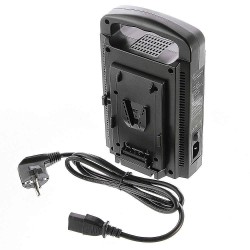 V-Mount/V Lock BP 2CH Dual Quick Battery AC Charger with DC 16.8V Power Supply Output 