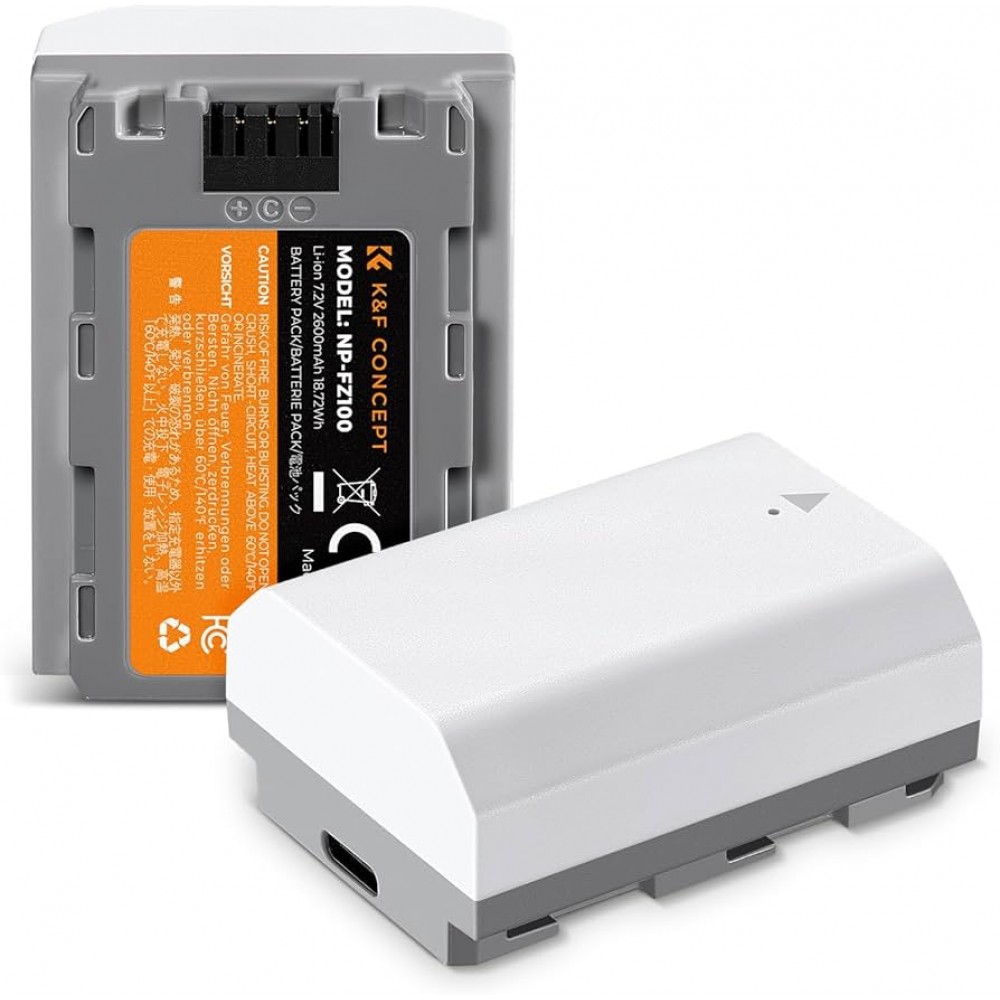 K&F Concept NP-FZ100 Battery Charger Set For Sony Alpha - Cellular Kenya - View #4
