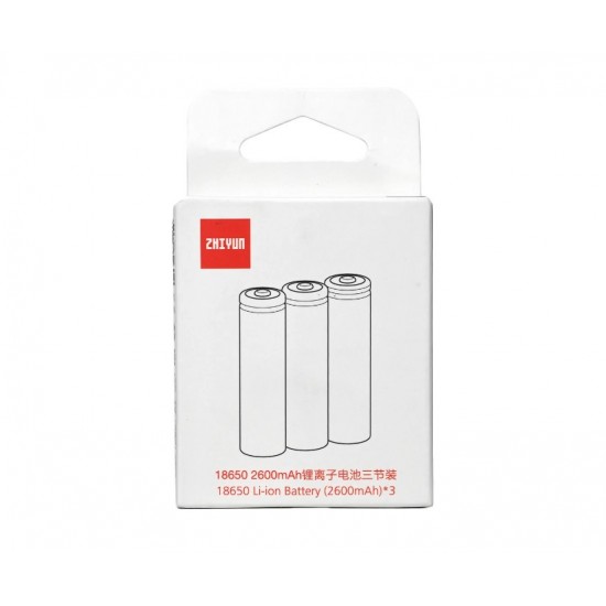 Zhiyun-Tech GMB-B118 18650 Lithium-Ion Battery (3pcs)
