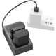 SmallRig NP-FZ100 Kit with 2 Batteries and 2-Bay USB Charger (#3824b)