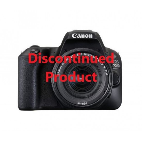 Canon EOS 200D DSLR Camera Kit with EF-S 18-55mm f/4-5.6 IS STM Lens Canon EOS 200D DSLR Camera Kit with EF-S 18-55mm f/4-5.6 IS STM Lens