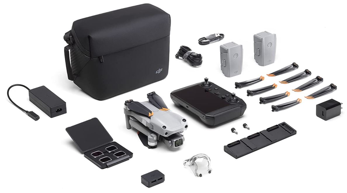 DJI Air 2S Fly More Combo Drone Kit with Smart Controller