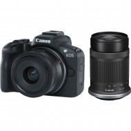 Canon EOS R50 Mirrorless Camera with 18-45mm and 55-210mm Lenses (Black) Canon EOS R50 Mirrorless Camera with 18-45mm and 55-210mm Lenses (Black)