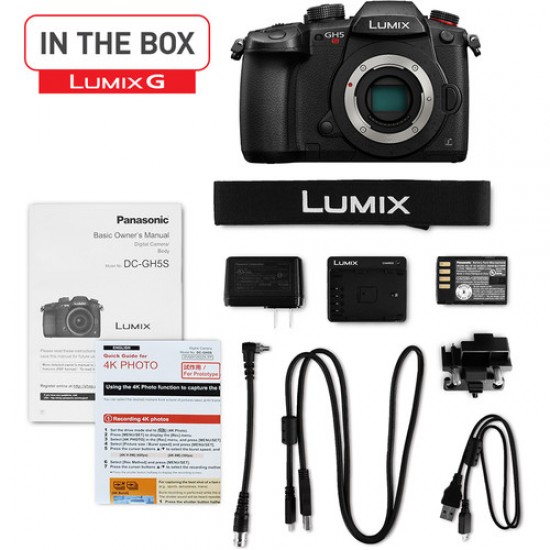 Panasonic Lumix DC-GH5S Mirrorless Micro Four Thirds Digital Camera (Body Only)