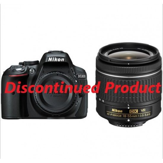 Nikon D5300 DSLR Camera with AF-P 18-55mm VR Lens Kit Nikon D5300 DSLR Camera with AF-P 18-55mm VR Lens Kit