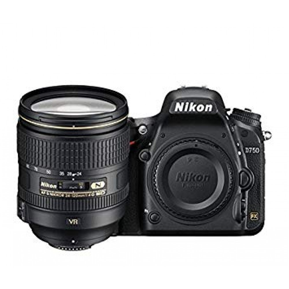 Nikon D750 DSLR Camera with AF-S NIKKOR 24-120mm f/4G ED 