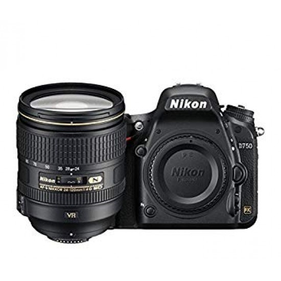 Nikon D750 DSLR Camera with AF-S NIKKOR 24-120mm f/4G ED 