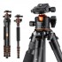 K&F Concept (KF09.103) Professional Carbon Fiber Tripod with Monopod & BH-35L Ball Head 