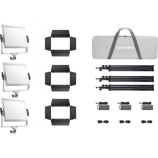 Godox Litemons LP400R RGB LED Light Panel (3-Light Kit) Godox Litemons LP400R RGB LED Light Panel (3-Light Kit)