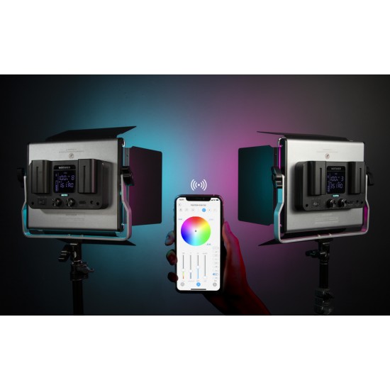 Neewer 660 pro RGB LED video light with app control 360° full color lighting kit Neewer 660 pro RGB LED video light with app control 360° full color lighting kit