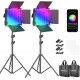 Neewer 660 pro RGB LED video light with app control 360° full color lighting kit Neewer 660 pro RGB LED video light with app control 360° full color lighting kit