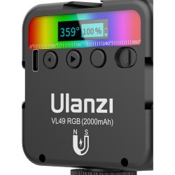 Ulanzi VL49 Mini RGB LED Video Light  Ulanzi VL49 Mini RGB LED Video Light