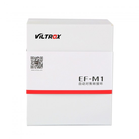 Viltrox EF-M1 Lens Mount Adapter for Canon EF or EF-S-Mount Lens to M4/3 Camera