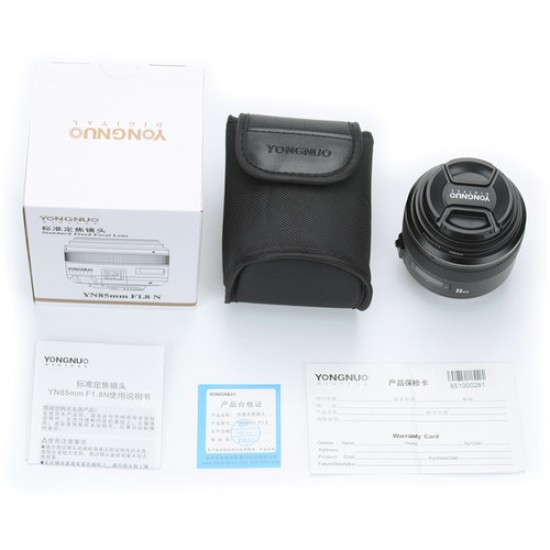 Yongnuo YN85mm f/1.8 Lens for Nikon F