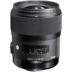 Sigma 35mm f/1.4 DG HSM Art Lens for Nikon F-mount Cameras