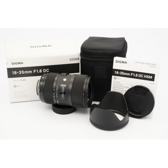 Sigma 18-35mm f/1.8 DC HSM Art Lens for Nikon F Sigma 18-35mm f/1.8 DC HSM Art Lens for Nikon F
