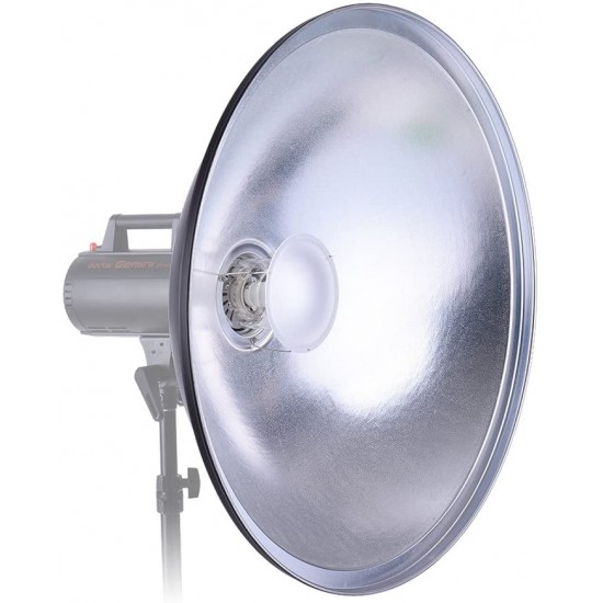 Godox 72cm (28") Silver Beauty Dish with Honeycomb and Diffuser