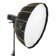Hive Φ105cm White Interior Bowens Mount Beauty Dish Softbox with Light Shield & Grid