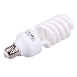 45W 5500K E27 White Fluorescent Photography Daylight Lamp Bulb