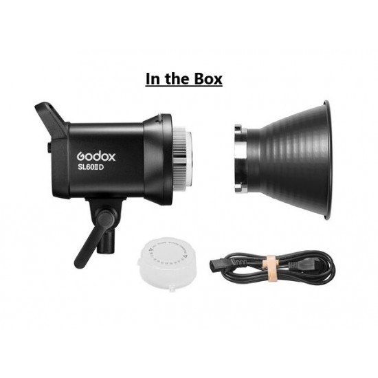 Godox SL60 II D LED Bowens Mount Video Light 5600K (Daylight-Balanced)