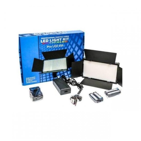 Professional Photo & Video LED LIGHT KIT 3200-6500K PRO LED 800 With Battery Bundle Professional Photo & Video LED LIGHT KIT 3200-6500K PRO LED 800 With Battery Bundle