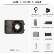 Zhiyun Molus X100 BI-Color Pocket COB Monolight (Combo Kit) Zhiyun Molus X100 BI-Color Pocket COB Monolight (Combo Kit)