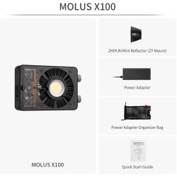 Zhiyun Molus X100 Bi-Color Pocket COB Monolight Zhiyun Molus X100 Bi-Color Pocket COB Monolight