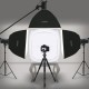 Neewer 60x60cm/24x24 inch Light Tent Product Photography Box with 4 Backdrops