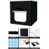 80*80*80CM LED Photography Studio Lightbox Light Tent with 3 backgrounds