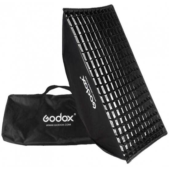 Godox 50cm x 130cm Bowens Mount Grid Softbox for Strobes 