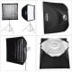 Godox 60cm x 60cm Bowens Mount Grid Softbox for Strobes