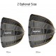 Nicefoto 90cm Deep Parabolic Quick Set-up Bowens Mount Softbox with Grid
