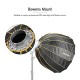 Nicefoto 90cm Deep Parabolic Quick Set-up Bowens Mount Softbox with Grid