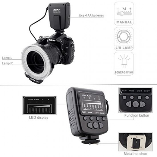 Meike FC-100 LED Macro Ring Flash