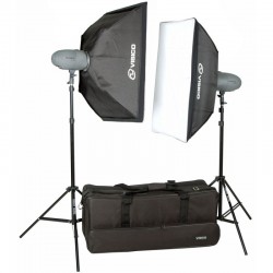 Visico VL300 Plus Soft Box Studio Kit (2 Light Kit)