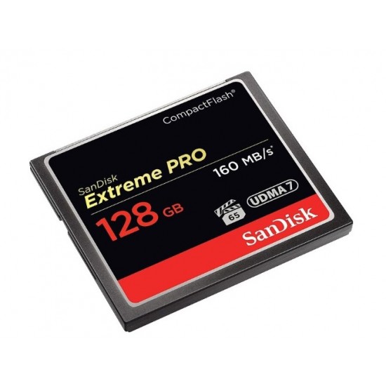 SanDisk 128GB Extreme Pro Compact Flash 160mb/s Memory Card
